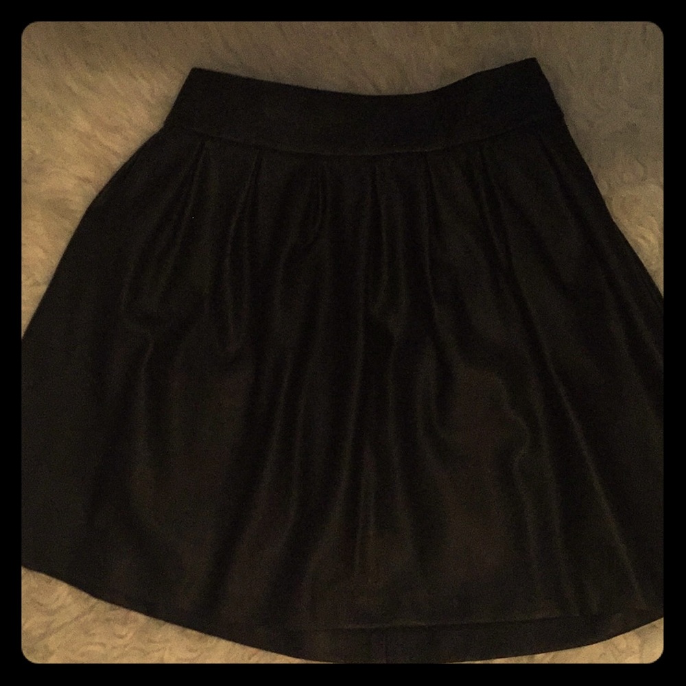 A beautiful leather skirt